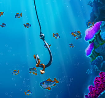 Fishin’ Frenzy logo.